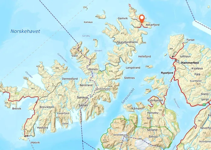 Rainbow House Akkarfjord Soroya Хаммерфест